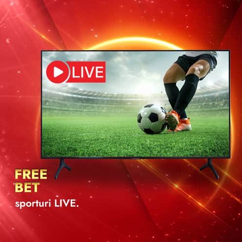 Free Bet de până la 100 RON